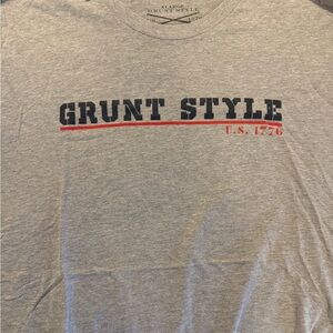 Grunt Style Heather Gray Men's Tee